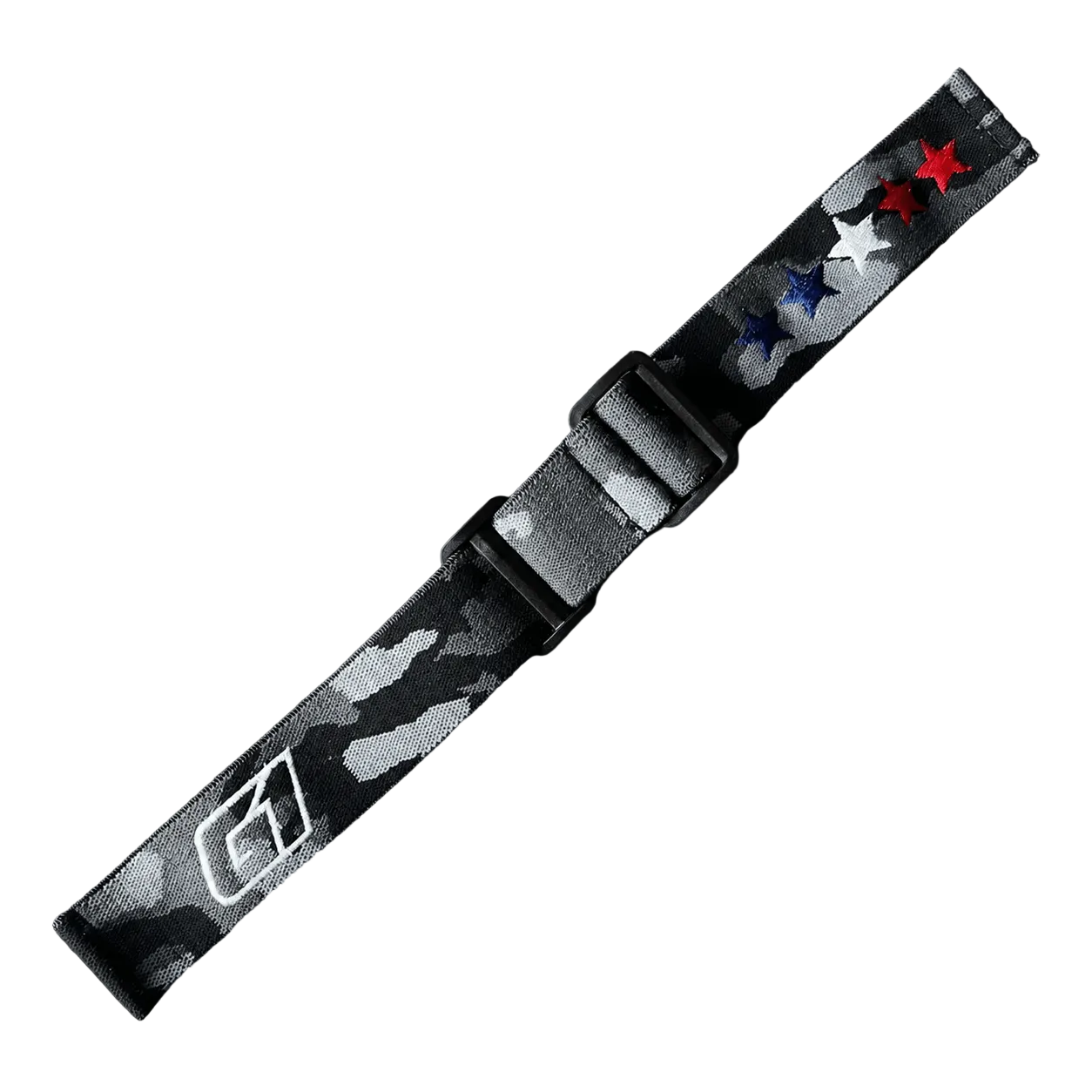 G1 Goggle strap BLK &amp; WHT CAMO USA